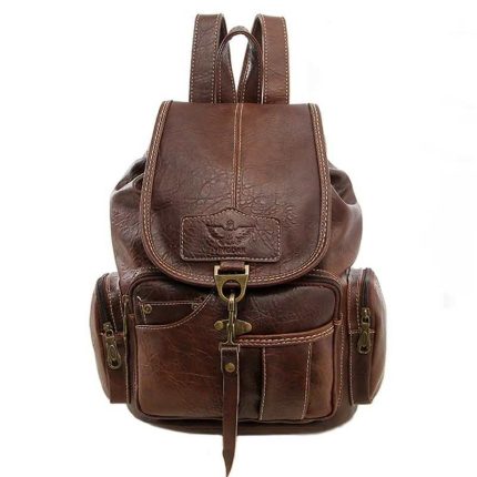 Vintage kobiety plecak dla nastoletnich dziewczat torby szkolne duze plecaki ze sznurkiem wysokiej jakosci PU skora czarna torba mochila XA658H