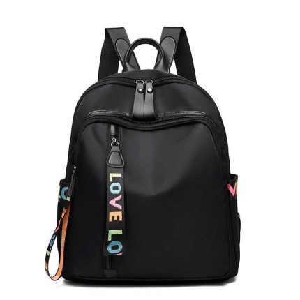 Yogodlns prosty czarny plecak kobiety duza torba podrozna Capcity wodoodporna torba Oxford moda list projekt plecak Bookbags sac