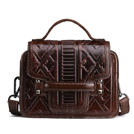 WOMEN PU Leather Small  Tote Bags Purse Embossed Handbag Famous Brand Vintage Female Shoulder Crossbody Messenger Bag
